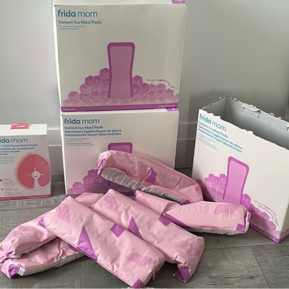 Frida Mom Instant Ice Maxi Pads - Pink